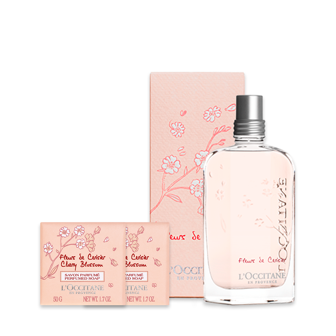 Sabonete Perfumado e Eau de Toilette Flor de Cerejeira